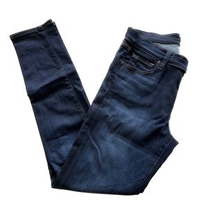 J Brand Jegging Stretch Skinny Jeans Covert Dark Blue Wash Mid Rise Size 28